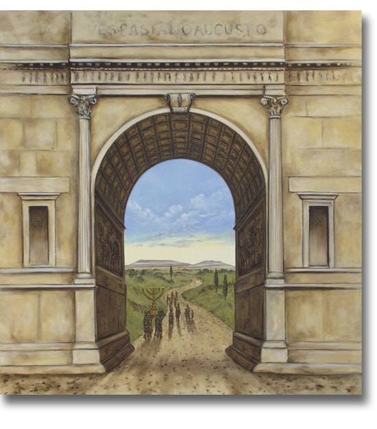 The Arch of Titus - Triumph of Emunah 70 X 66