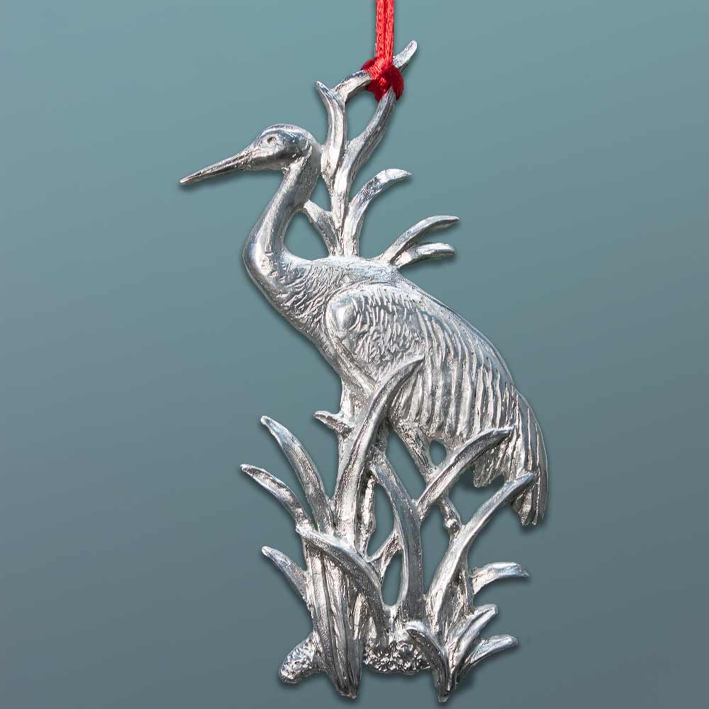 2014 Ornament by Charles H. Reinike III - Crane