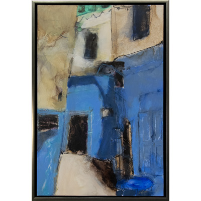 "Blue Walls" 36" X 24" by Randy Akers