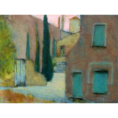 Eyguieres 18 X 24 by Randy Akers