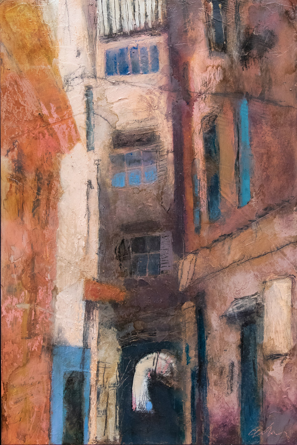 "Heart of Morocco" 36 X 24 by Randy Akers