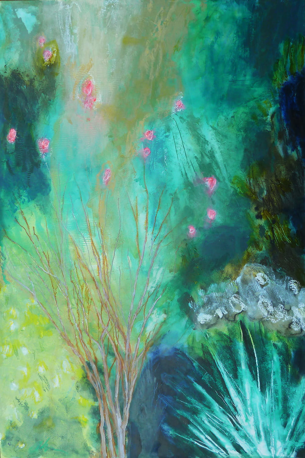 "Jade Spring" 60 X 40 by Randy Akers