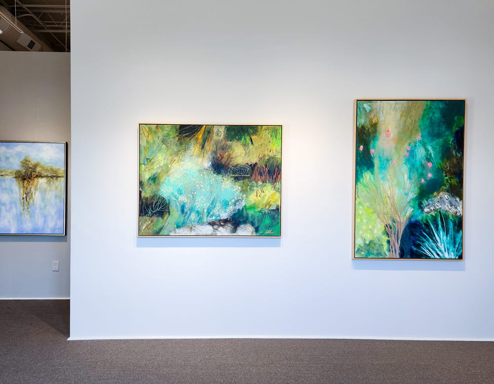 "Jade Spring" hanging