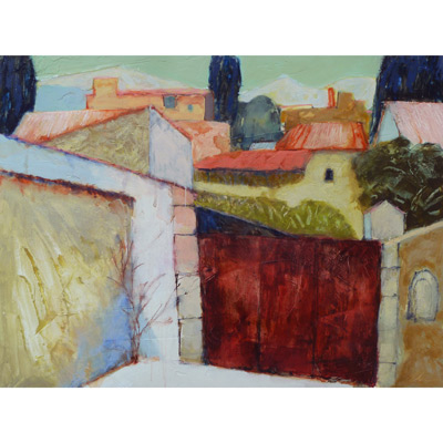 Les Calans 36 X 48 by Randy Akers