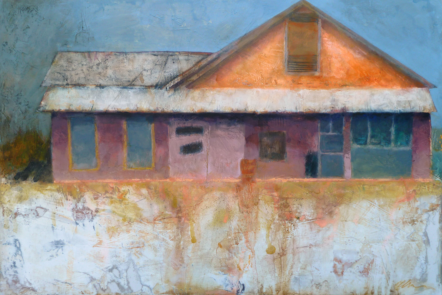 "Rosedale - Mississippi Delta" 36 X 54 by Randy Akers