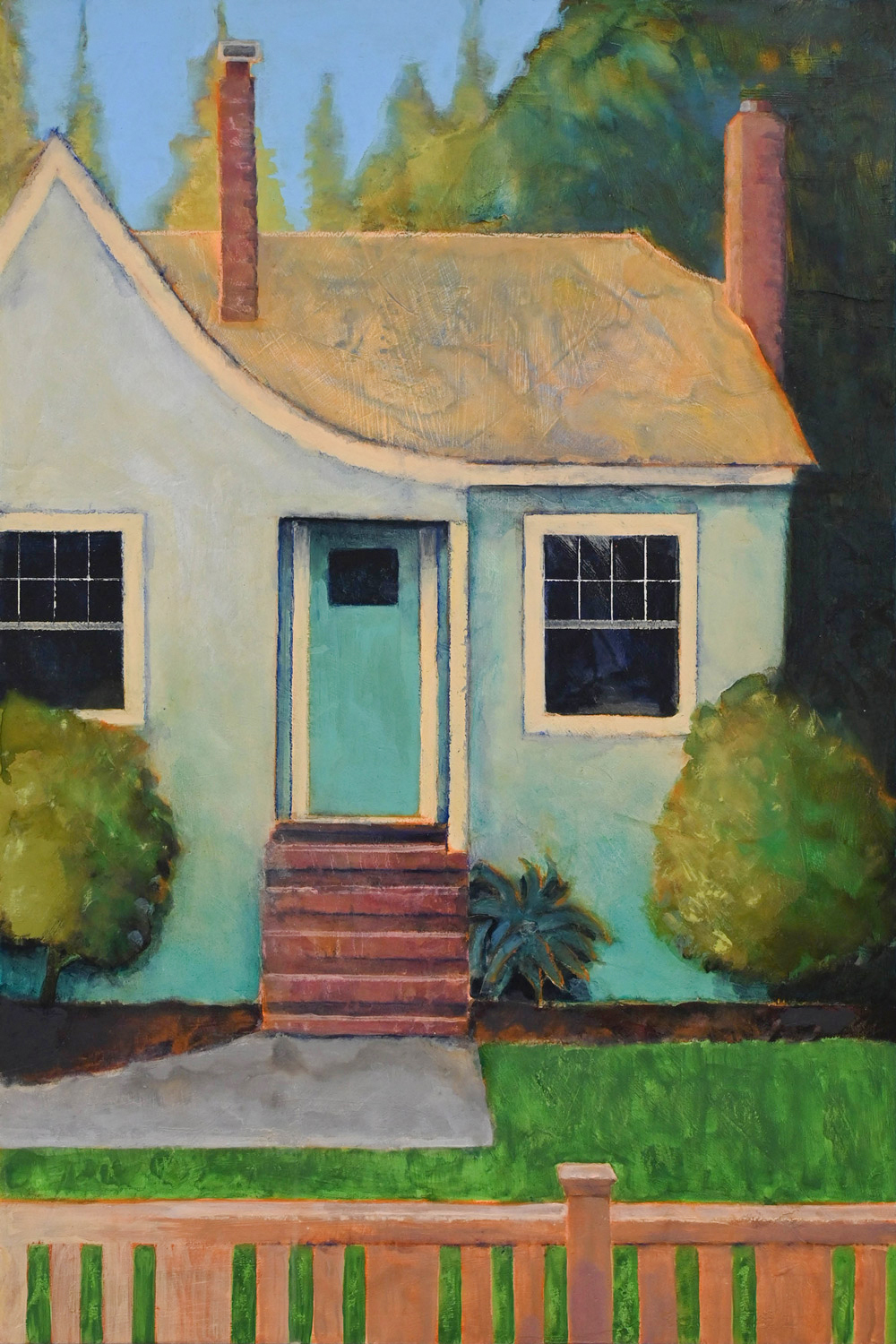 "Storybook Cottage" 36 X 24 by Randy Akers