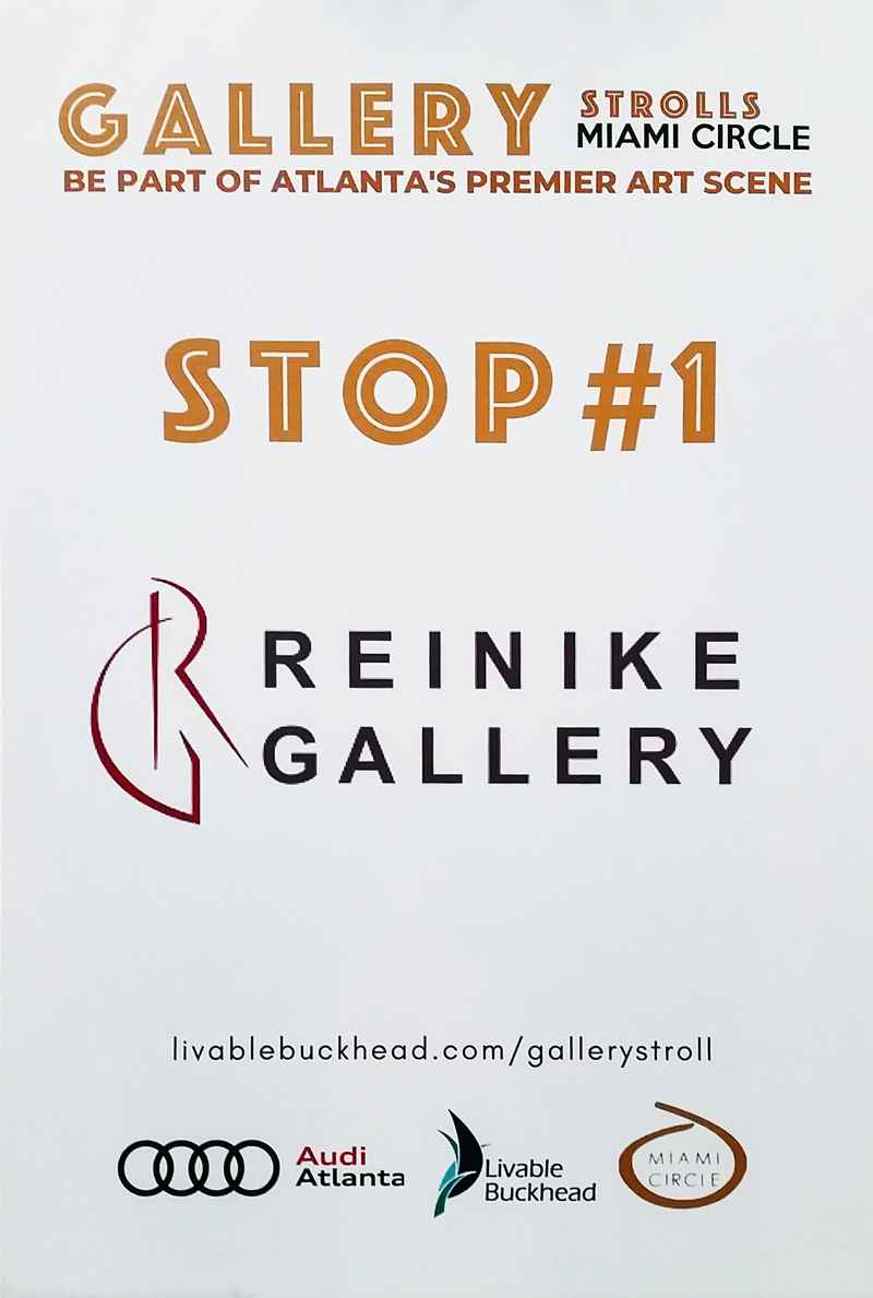 Sign for the Miami Circle Art Stroll