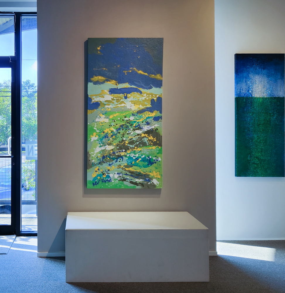 "Lakeside" hanging next to "Starlight"