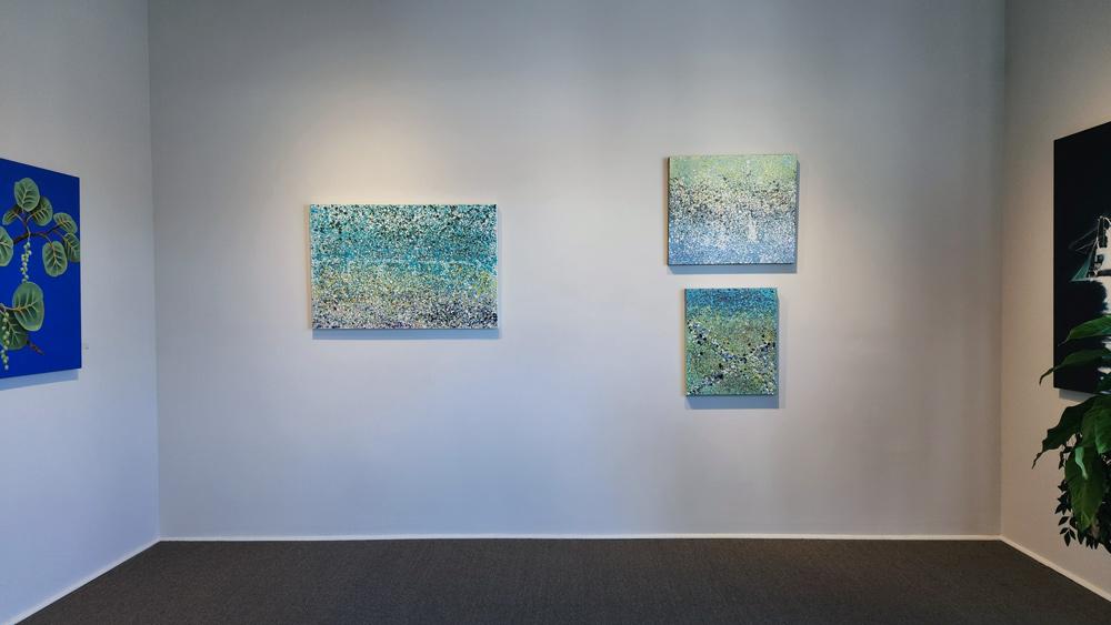 Reef hanging with other Callahan paintings