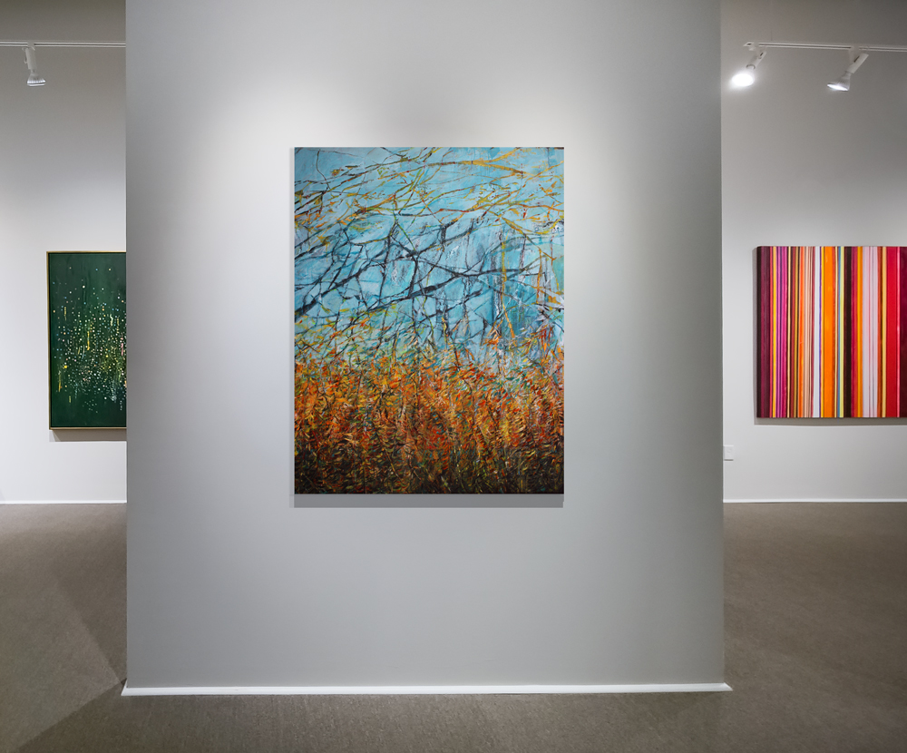 "Almost Fall" hanging in Reinike Gallery
