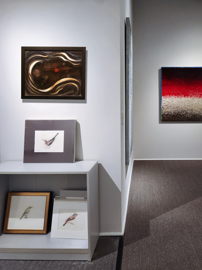 "Sweet Spontaneous Earth" and other paintings