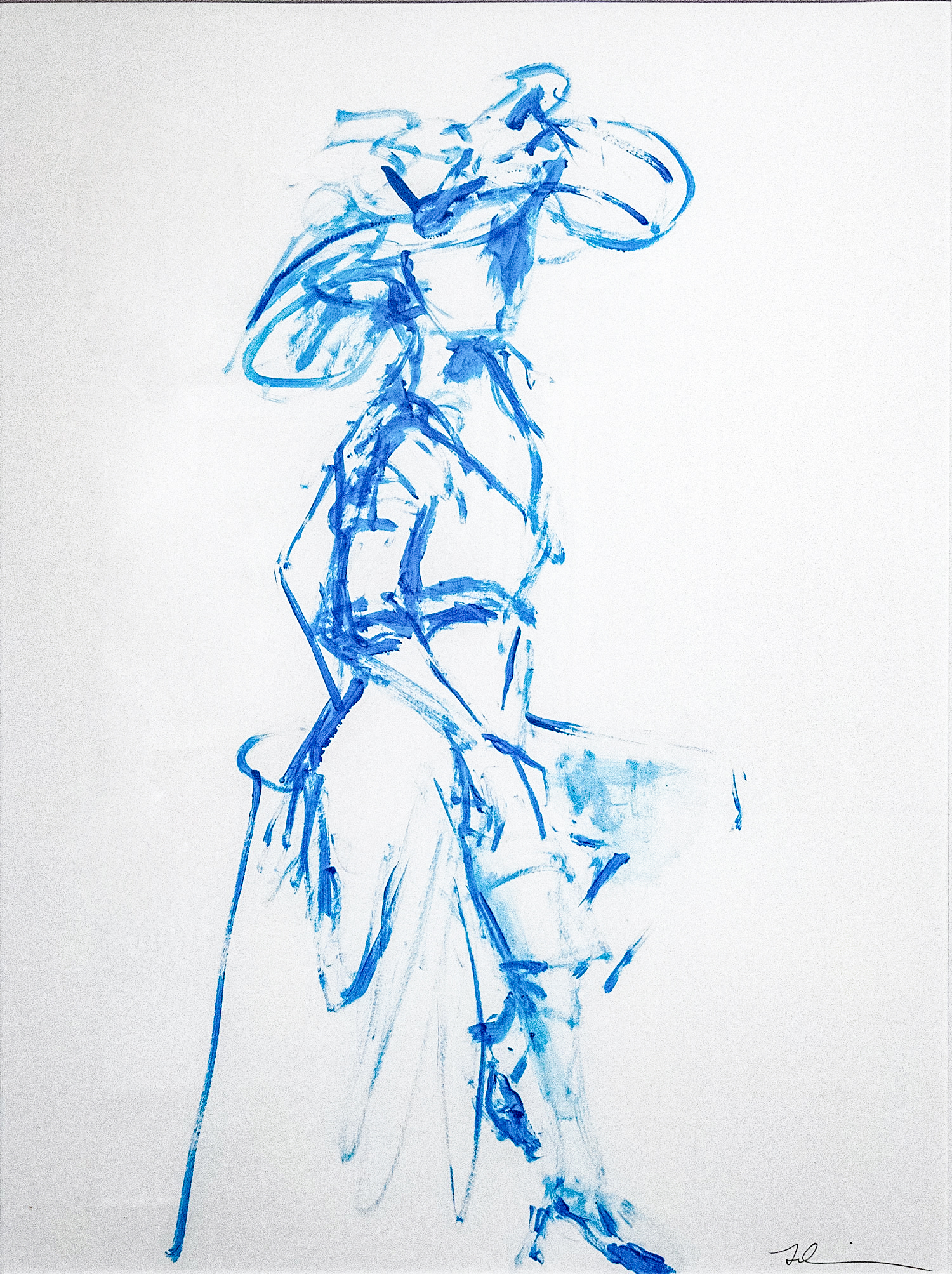 Lady in Blue by Patricia Fabian