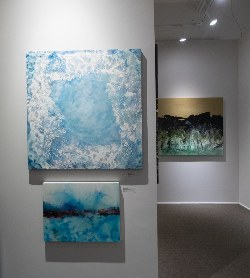 " Maelstorm" with "Breezes Off the Cliff" and "Twilight"  in Reinike Gallery