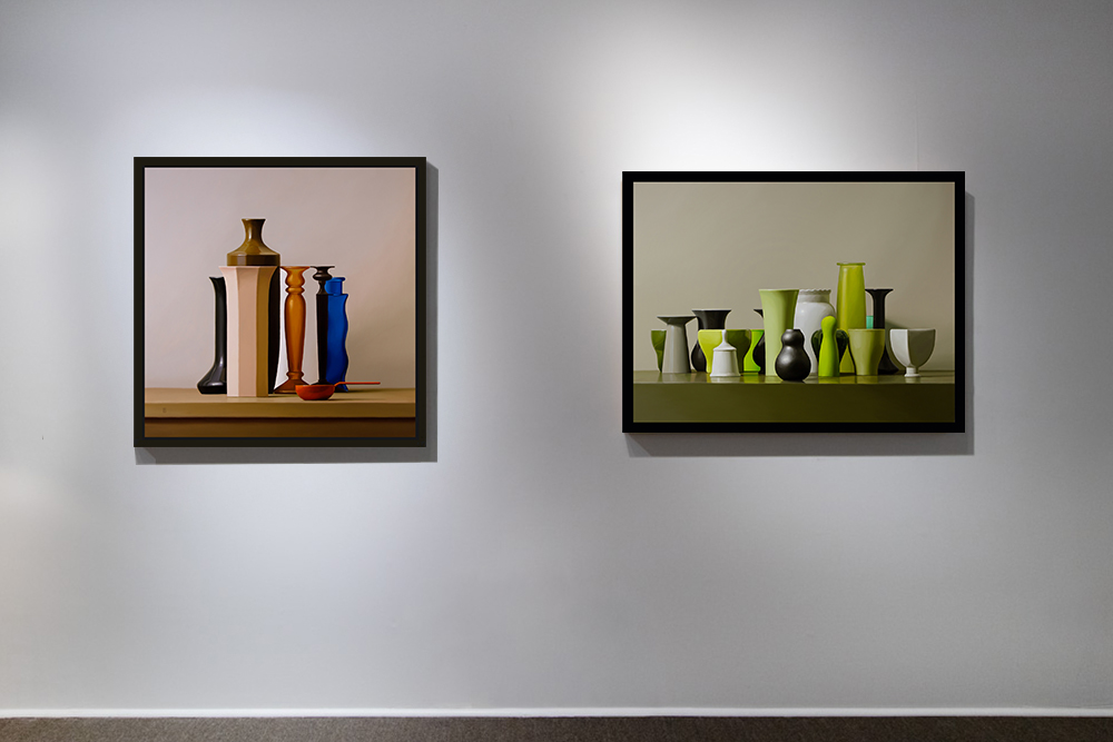 Komby Cakewalk with Zaffre Zambre hanging in Reinike Gallery