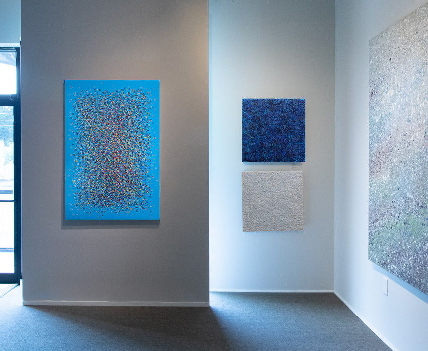 "Effervescence #2"  with Blue Harring (top) and Effervescence #2 (bottom)