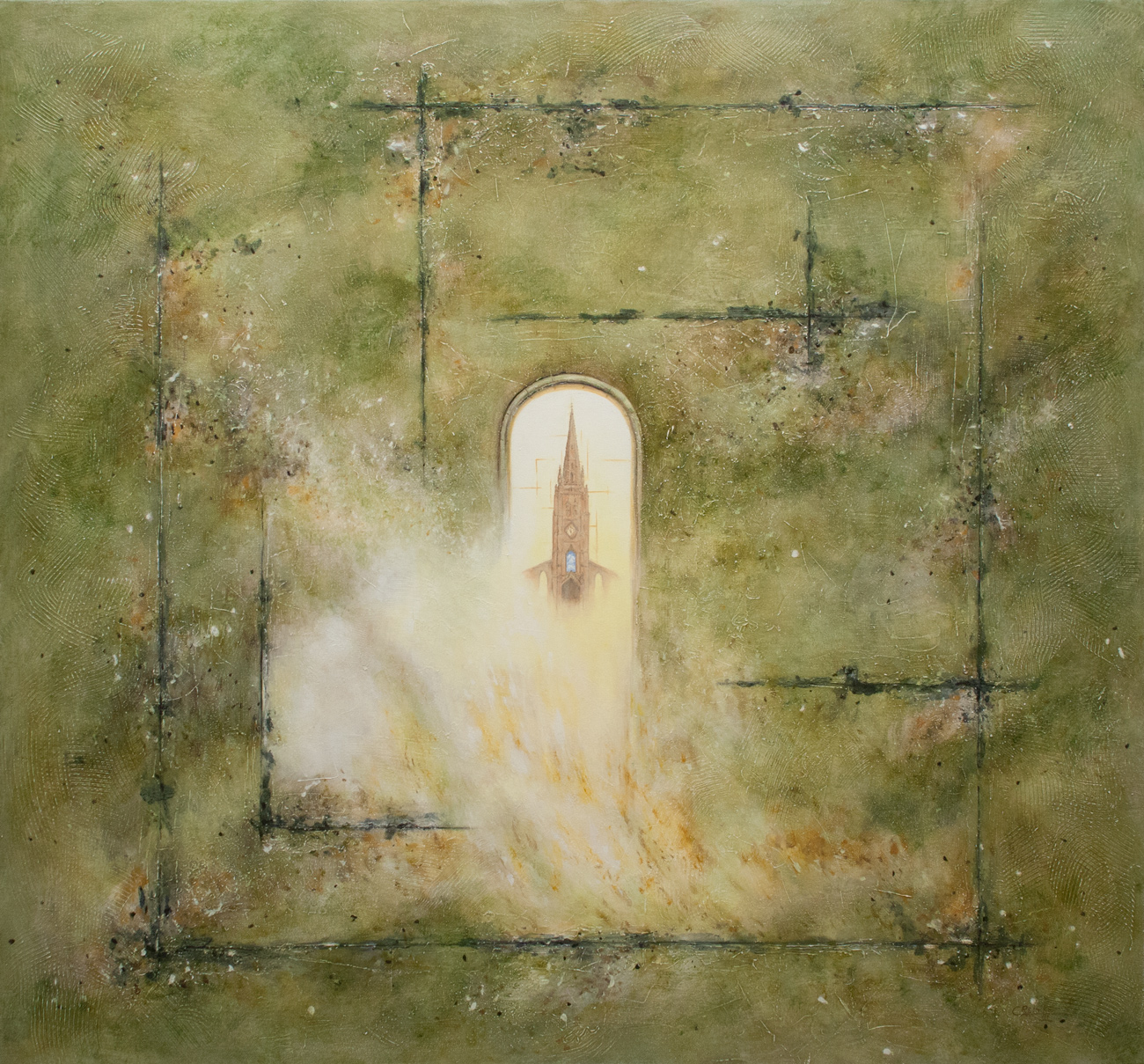 "Labyrinth" 50 X 54 by Charles H. Reinike III