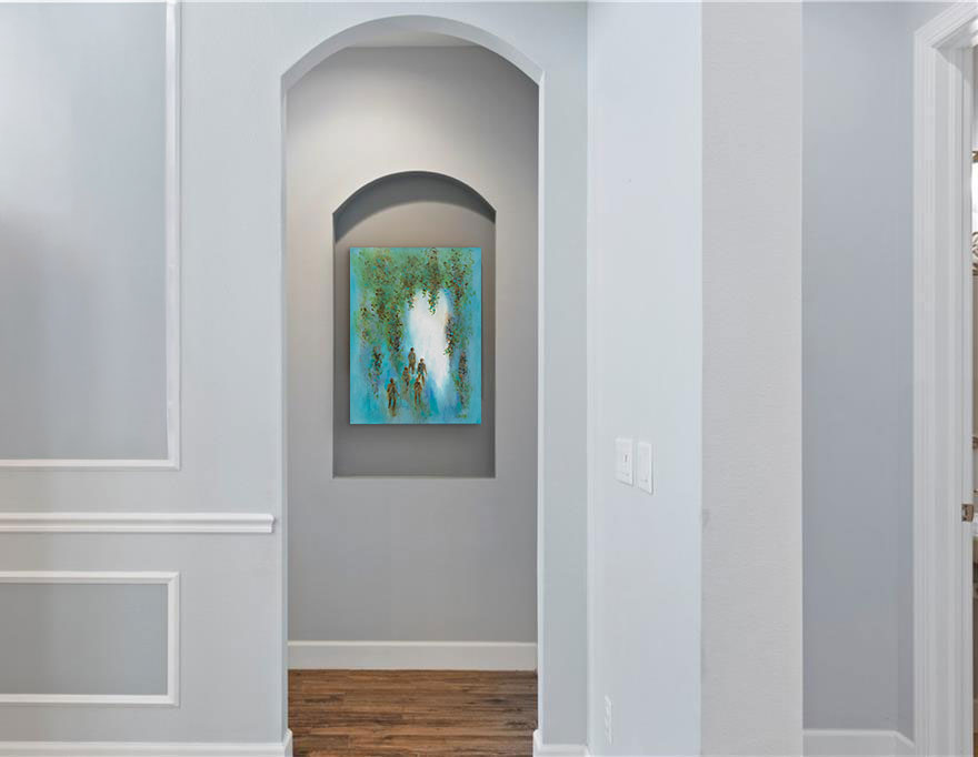 "Radiance" Hanging in Gallery