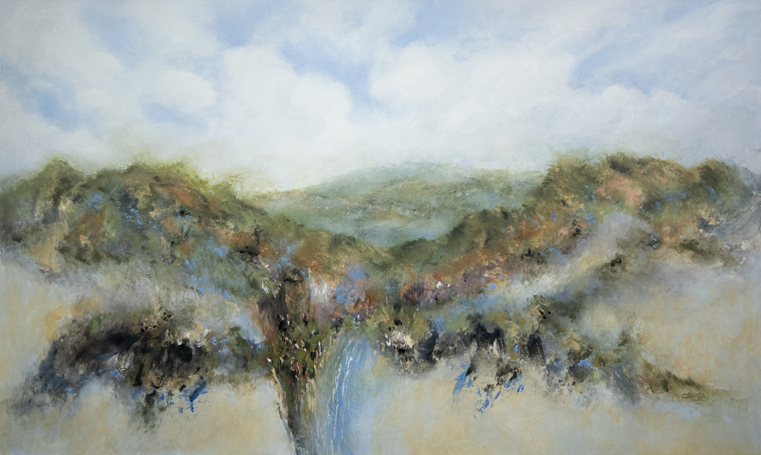 Cleft 35 X 58 by Charles H. Reinike III