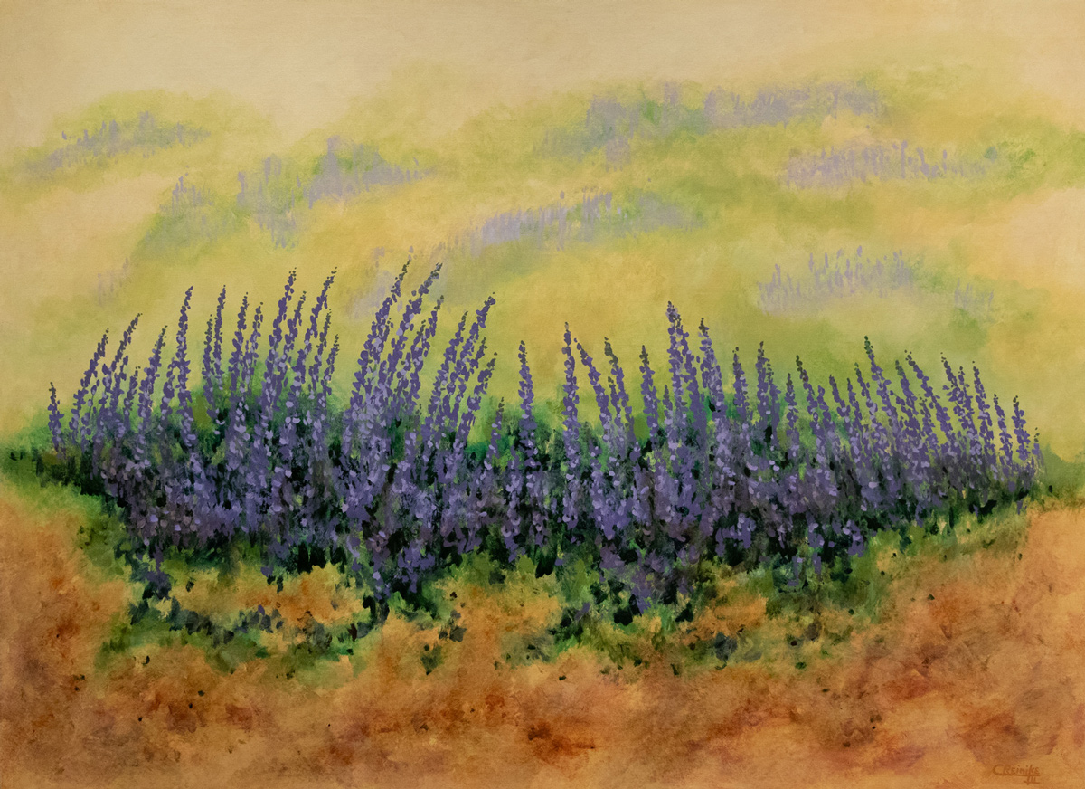 Flourish 44 X 60 by Charles H. Reinike III