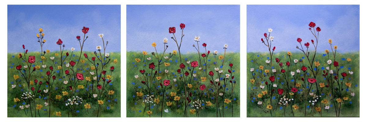 "Hello!" 18 X 18 each