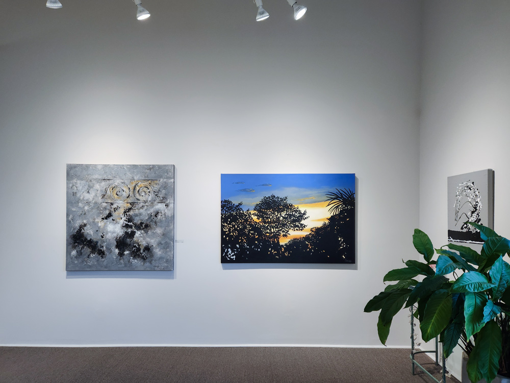 "Vestsige" Hanging in Gallery