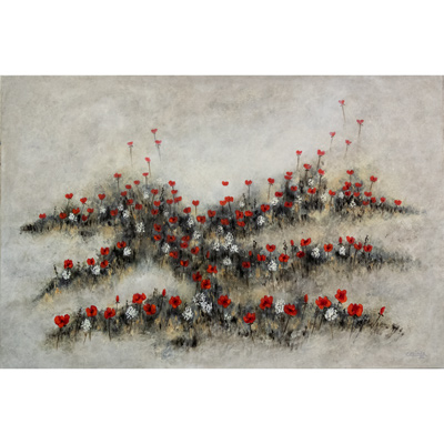 "Scarlet Ribbons"  36 X 60 by Charles H. Reinike III