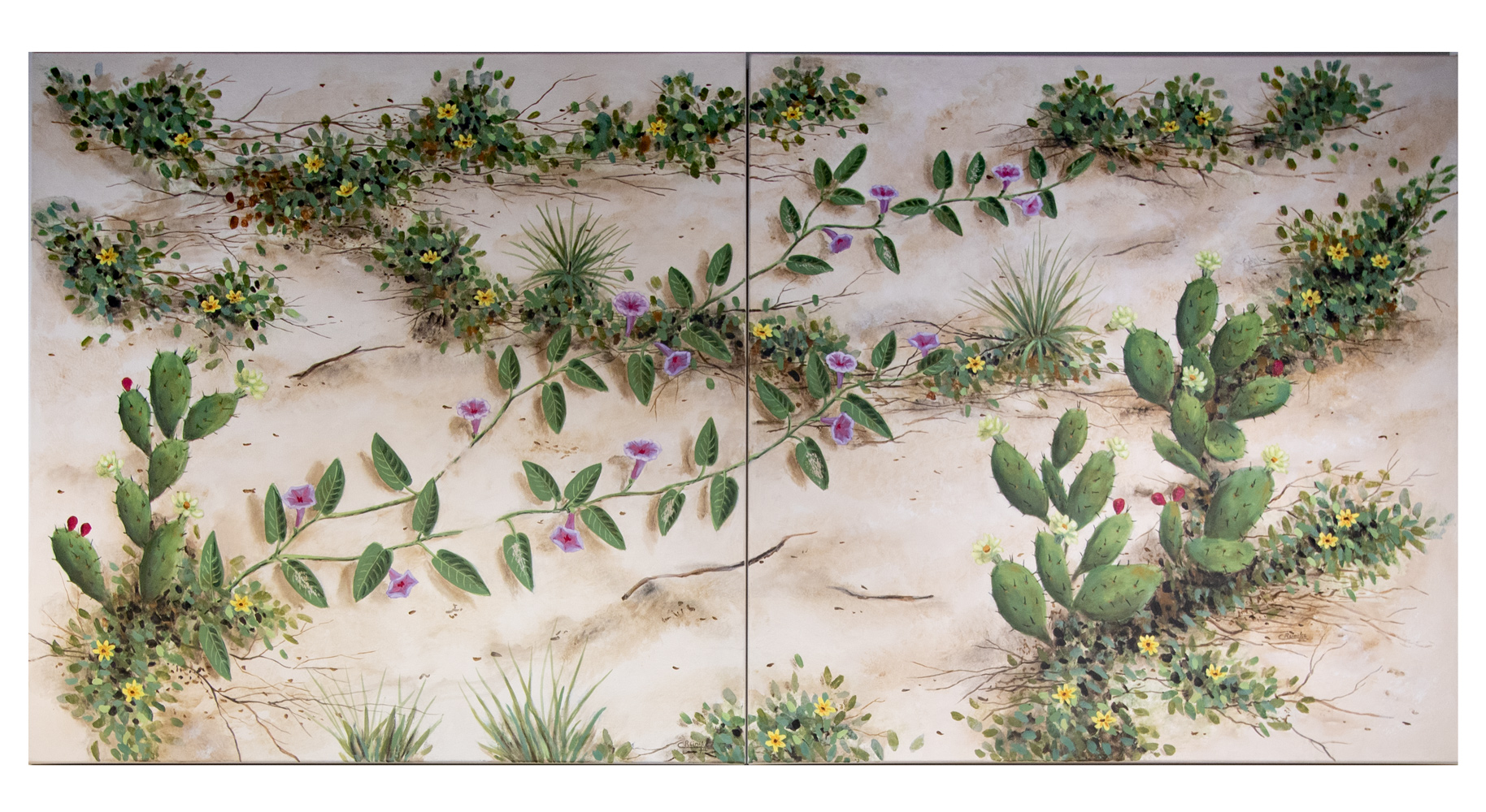 Top Pair 42 X 84 by Charles H. Reinike III