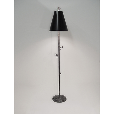 Tall Dark Standing Lamp by Charles H. Reinike III