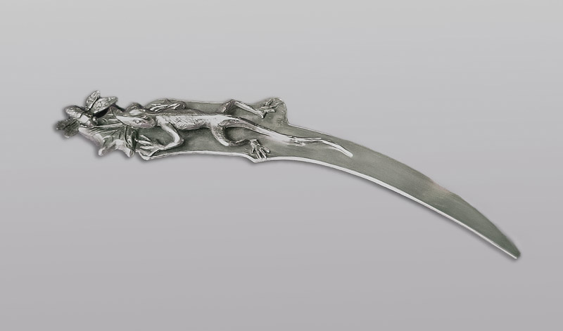Letter Opener with Lizard by Charles H. Reinike III