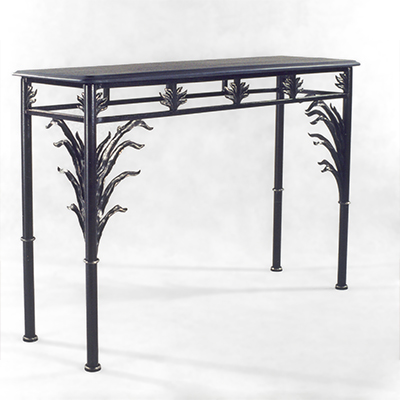Pewter and Slate Table by Charles H. Reinike III