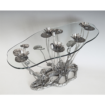 Small Waterlily Table by Charles H. Reinike III