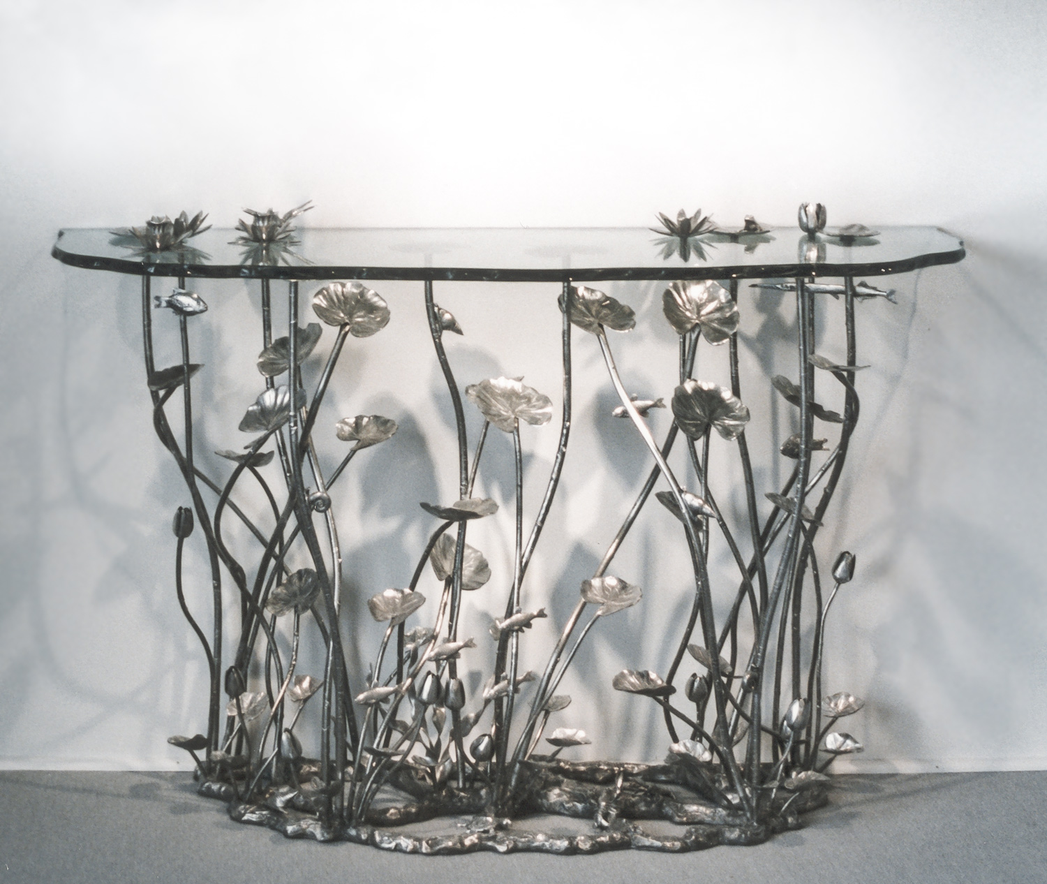 Waterlily Console by Charles H. Reinike III