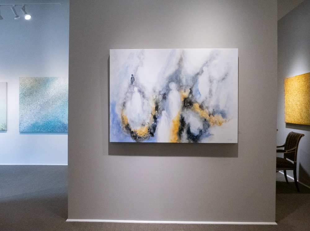 "Evolving" Hanging in Gallery