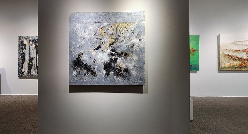 "Vestsige" Hanging in Gallery