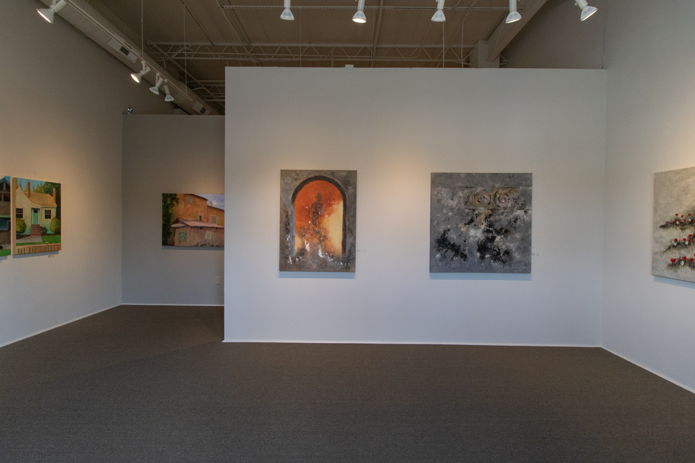 "Mithras" Hanging in Gallery